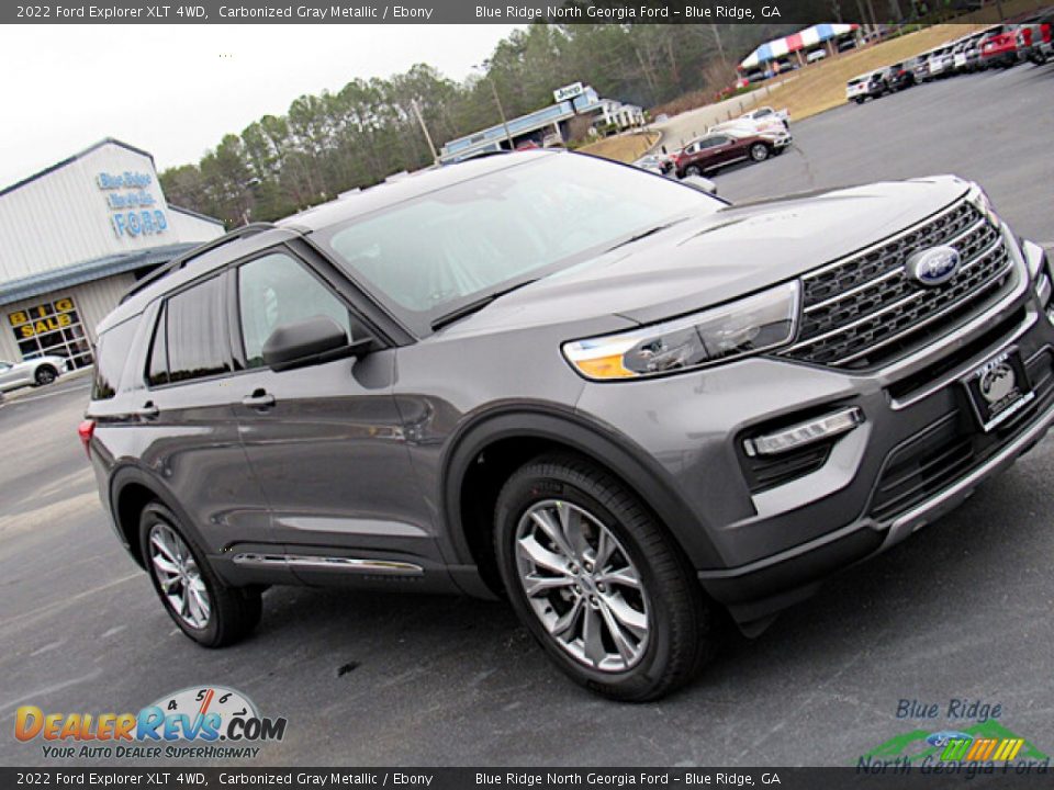 2022 Ford Explorer XLT 4WD Carbonized Gray Metallic / Ebony Photo #27