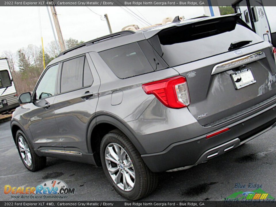 2022 Ford Explorer XLT 4WD Carbonized Gray Metallic / Ebony Photo #29