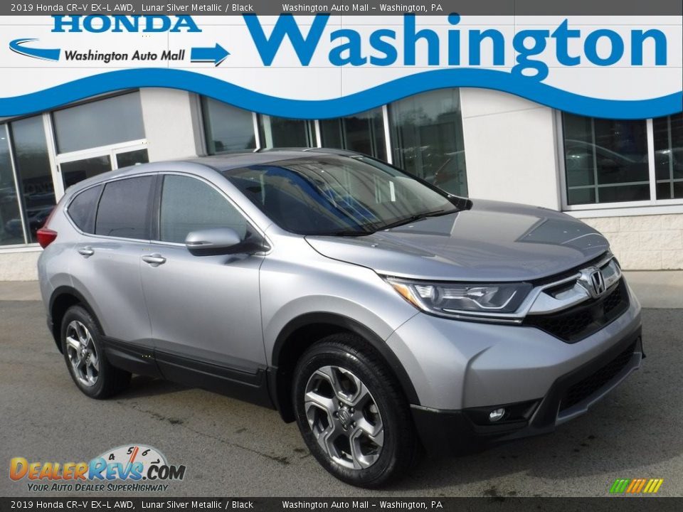 2019 Honda CR-V EX-L AWD Lunar Silver Metallic / Black Photo #1
