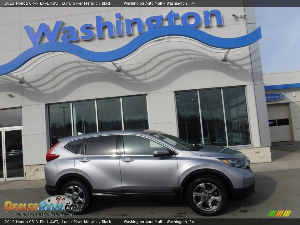 2019 Honda CR-V EX-L AWD Lunar Silver Metallic / Black Photo #2