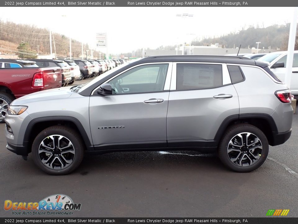 Billet Silver Metallic 2022 Jeep Compass Limited 4x4 Photo #2