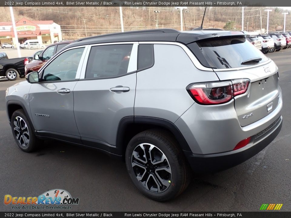 2022 Jeep Compass Limited 4x4 Billet Silver Metallic / Black Photo #3