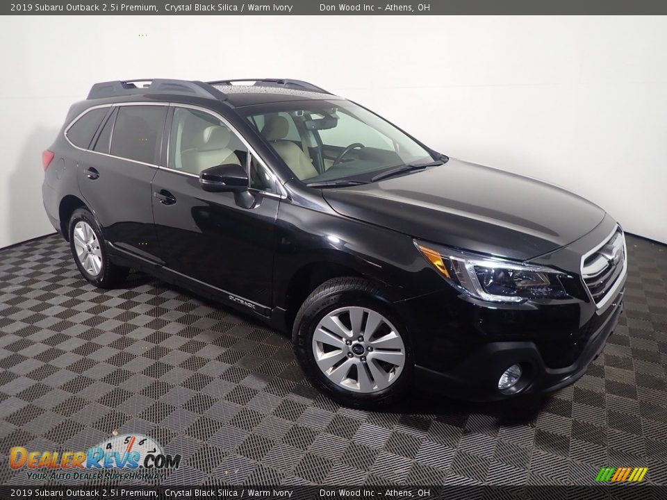 2019 Subaru Outback 2.5i Premium Crystal Black Silica / Warm Ivory Photo #3
