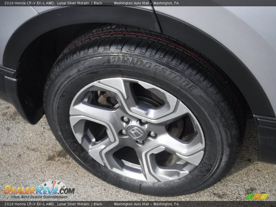2019 Honda CR-V EX-L AWD Lunar Silver Metallic / Black Photo #4