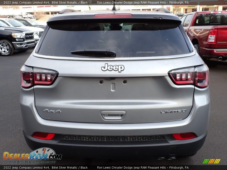 2022 Jeep Compass Limited 4x4 Billet Silver Metallic / Black Photo #4