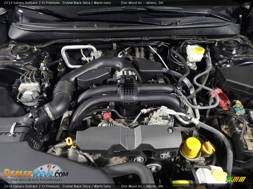 2019 Subaru Outback 2.5i Premium Crystal Black Silica / Warm Ivory Photo #6