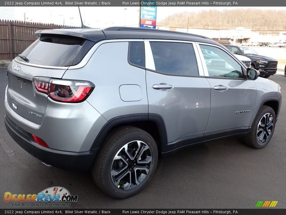 2022 Jeep Compass Limited 4x4 Billet Silver Metallic / Black Photo #6