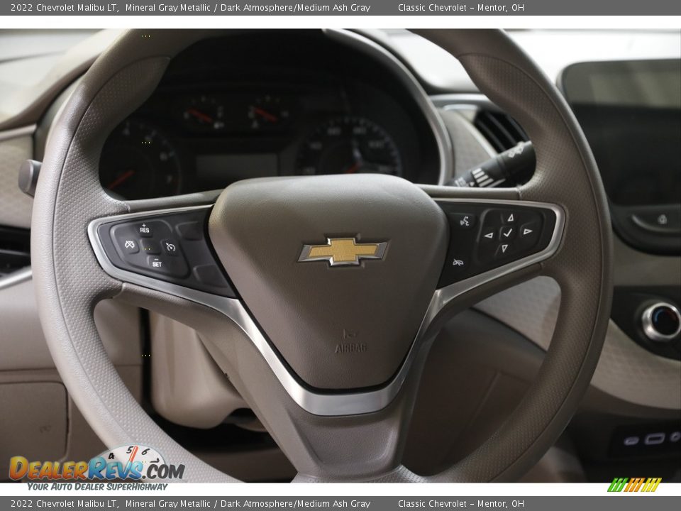 2022 Chevrolet Malibu LT Mineral Gray Metallic / Dark Atmosphere/Medium Ash Gray Photo #7