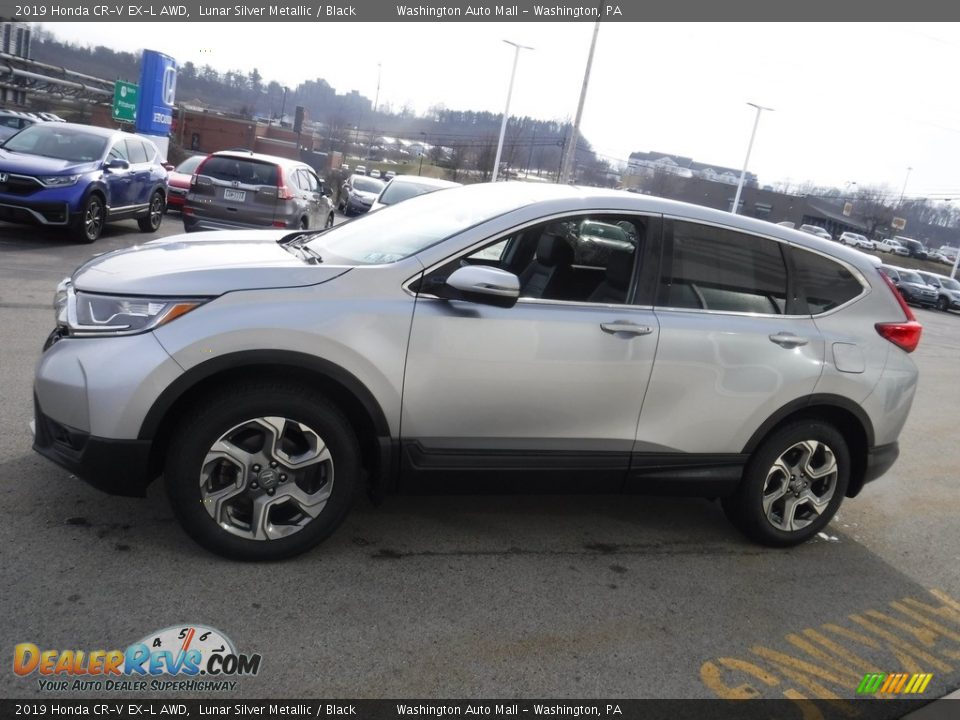 2019 Honda CR-V EX-L AWD Lunar Silver Metallic / Black Photo #7