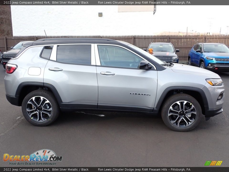 Billet Silver Metallic 2022 Jeep Compass Limited 4x4 Photo #7