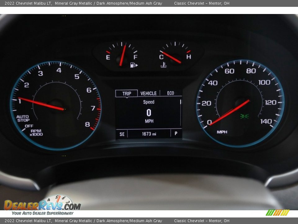 2022 Chevrolet Malibu LT Mineral Gray Metallic / Dark Atmosphere/Medium Ash Gray Photo #8