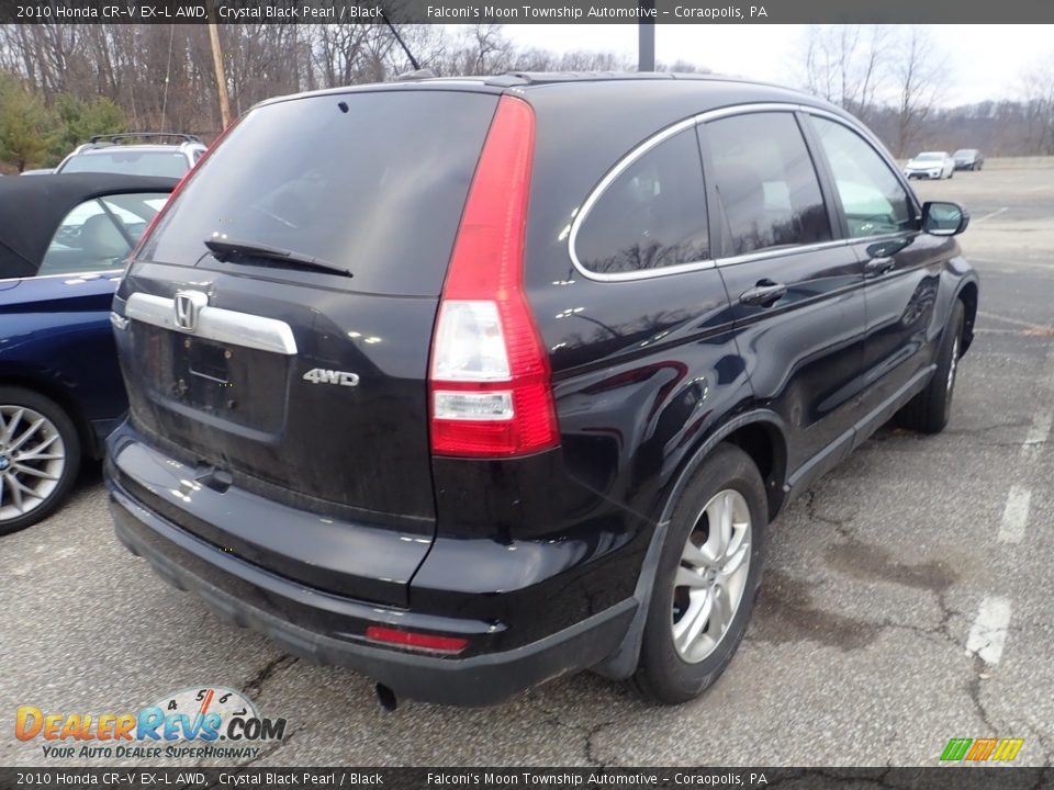 2010 Honda CR-V EX-L AWD Crystal Black Pearl / Black Photo #4