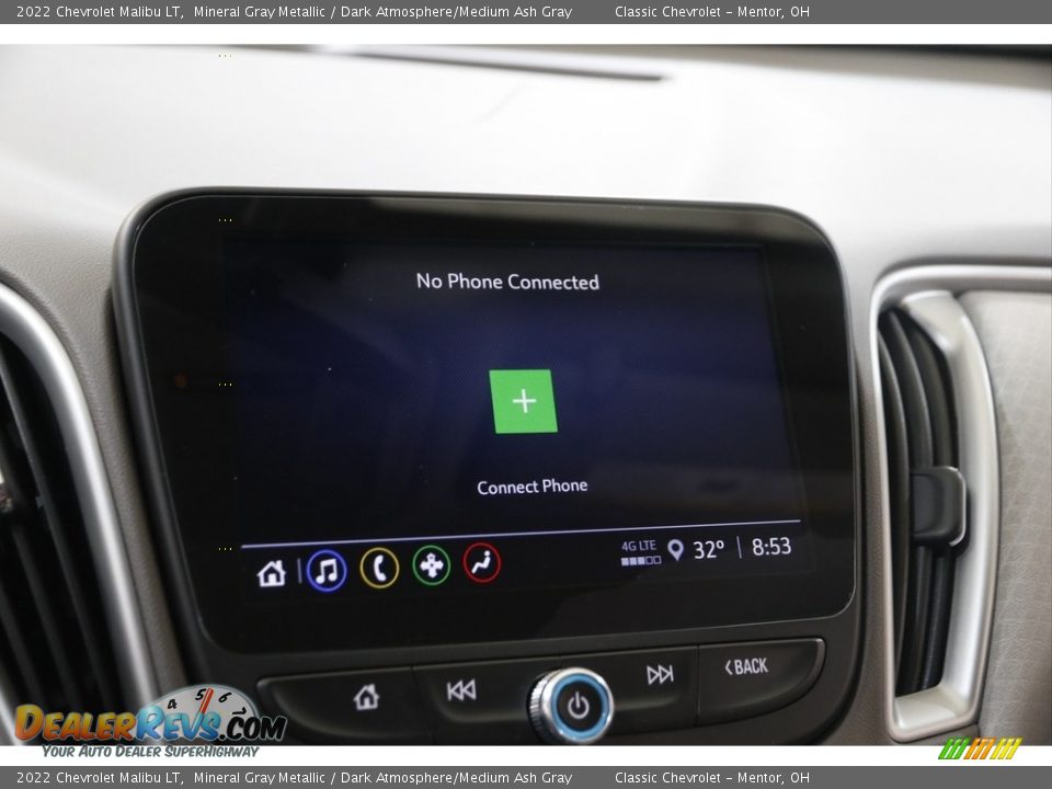 2022 Chevrolet Malibu LT Mineral Gray Metallic / Dark Atmosphere/Medium Ash Gray Photo #11