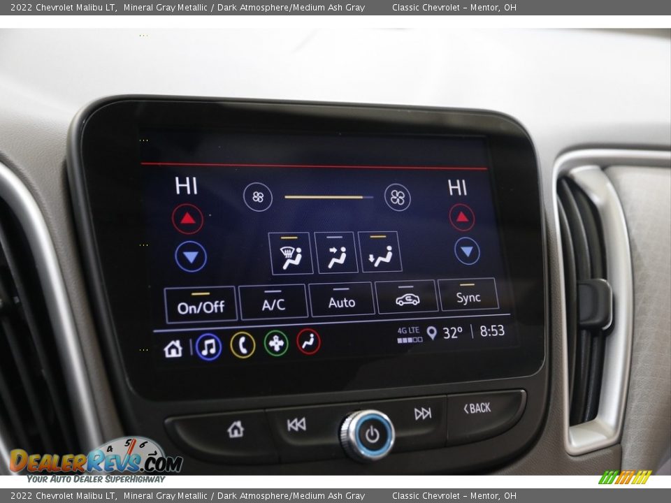 2022 Chevrolet Malibu LT Mineral Gray Metallic / Dark Atmosphere/Medium Ash Gray Photo #12