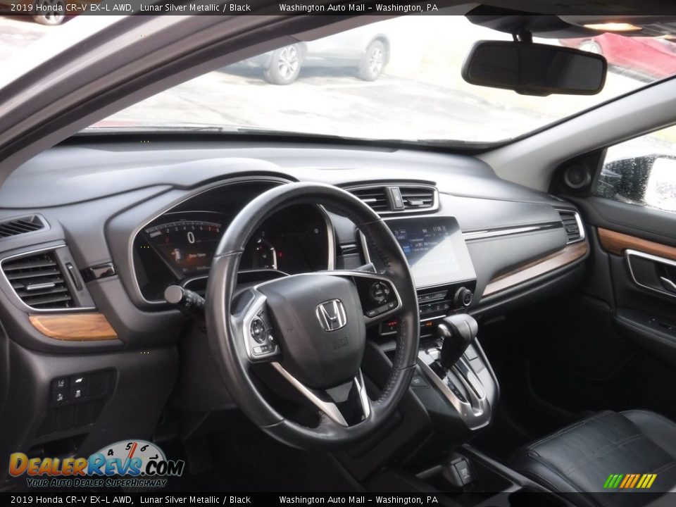 2019 Honda CR-V EX-L AWD Lunar Silver Metallic / Black Photo #12