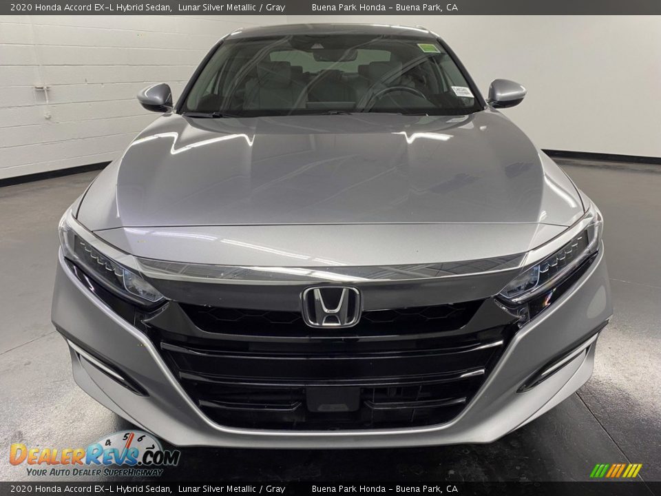 2020 Honda Accord EX-L Hybrid Sedan Lunar Silver Metallic / Gray Photo #2