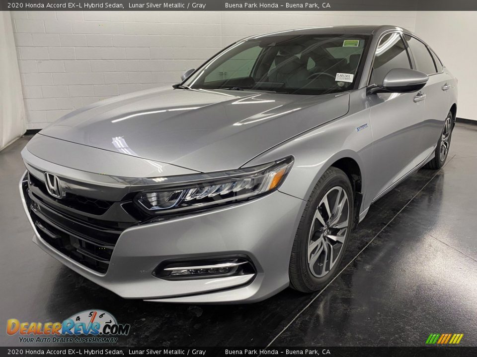 2020 Honda Accord EX-L Hybrid Sedan Lunar Silver Metallic / Gray Photo #3