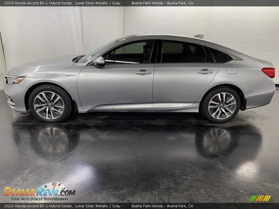 Lunar Silver Metallic 2020 Honda Accord EX-L Hybrid Sedan Photo #4