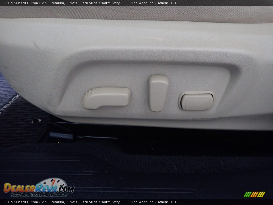 2019 Subaru Outback 2.5i Premium Crystal Black Silica / Warm Ivory Photo #20