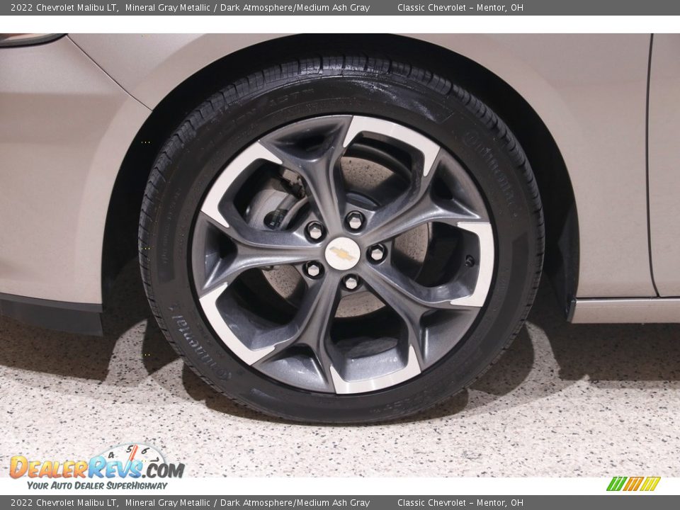 2022 Chevrolet Malibu LT Mineral Gray Metallic / Dark Atmosphere/Medium Ash Gray Photo #21