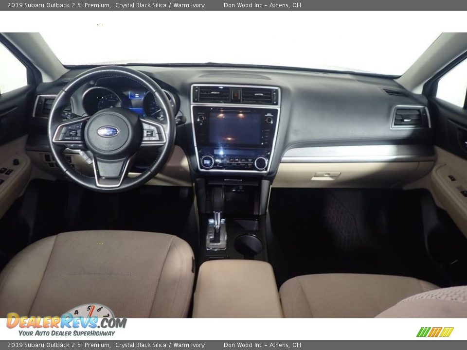 2019 Subaru Outback 2.5i Premium Crystal Black Silica / Warm Ivory Photo #21