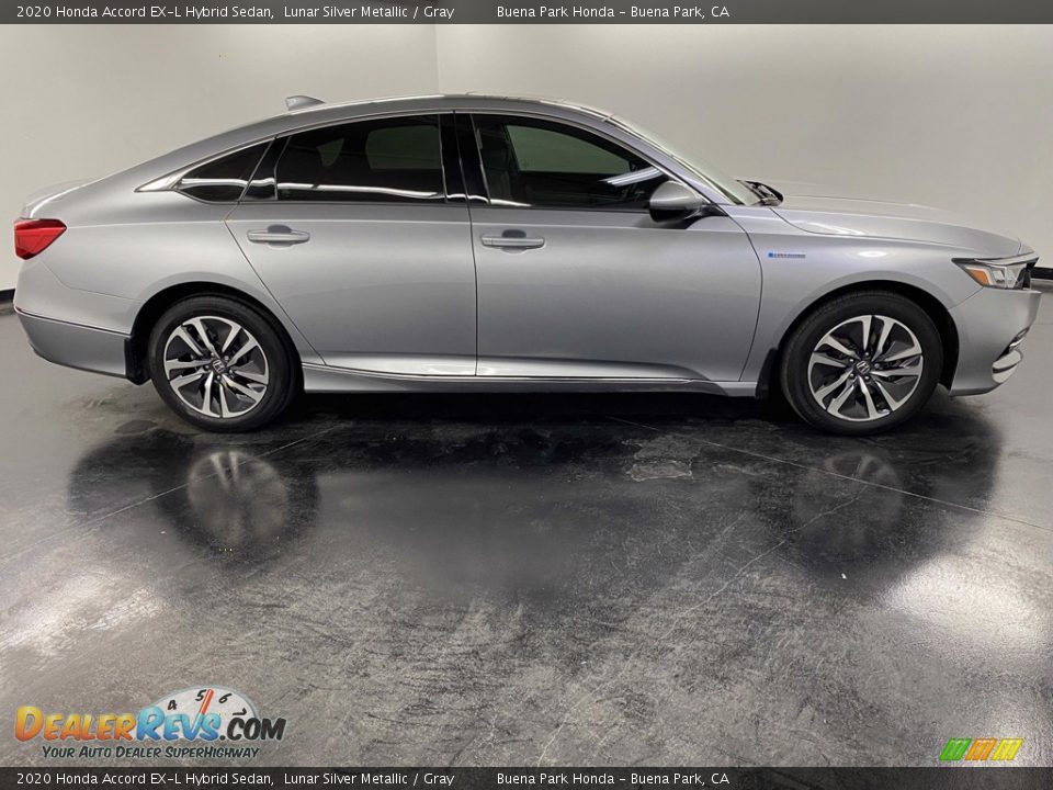 2020 Honda Accord EX-L Hybrid Sedan Lunar Silver Metallic / Gray Photo #8