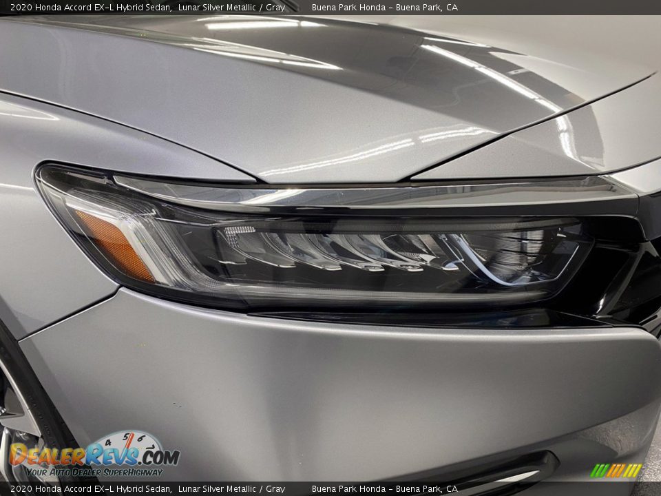 2020 Honda Accord EX-L Hybrid Sedan Lunar Silver Metallic / Gray Photo #9
