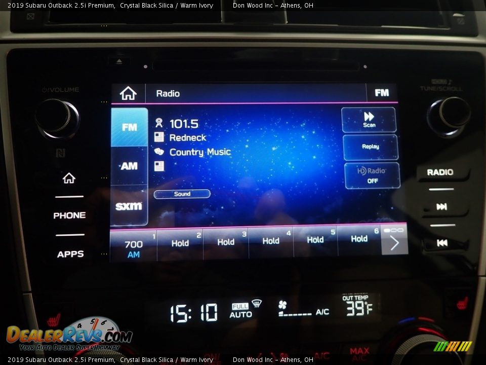 2019 Subaru Outback 2.5i Premium Crystal Black Silica / Warm Ivory Photo #23