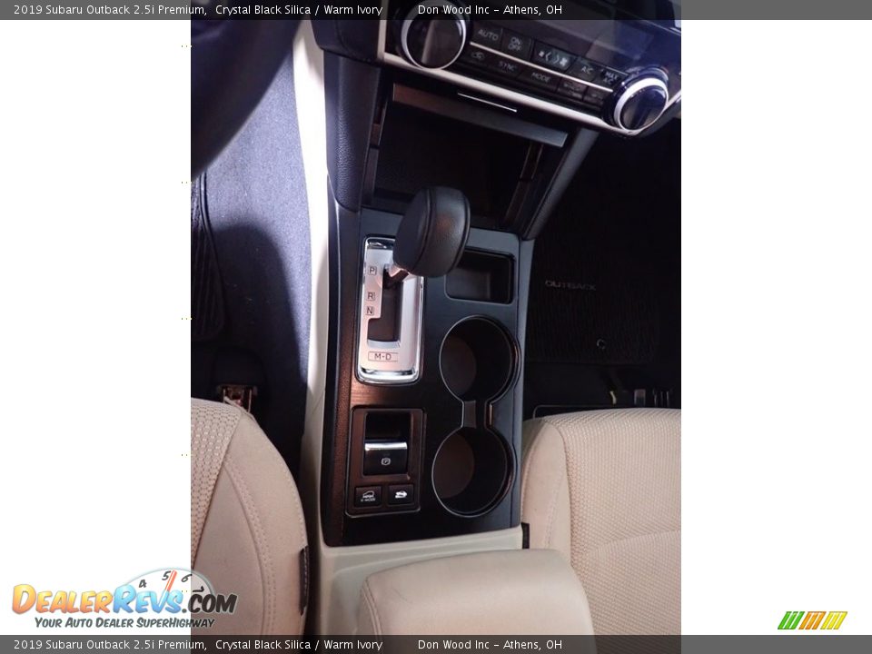 2019 Subaru Outback 2.5i Premium Crystal Black Silica / Warm Ivory Photo #29