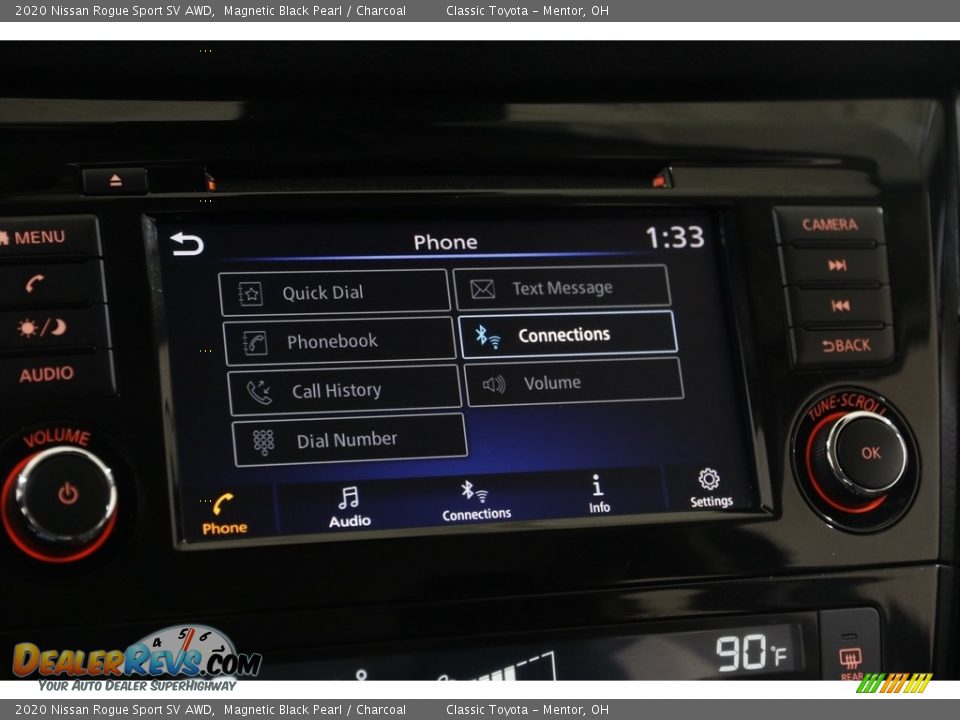 2020 Nissan Rogue Sport SV AWD Magnetic Black Pearl / Charcoal Photo #11