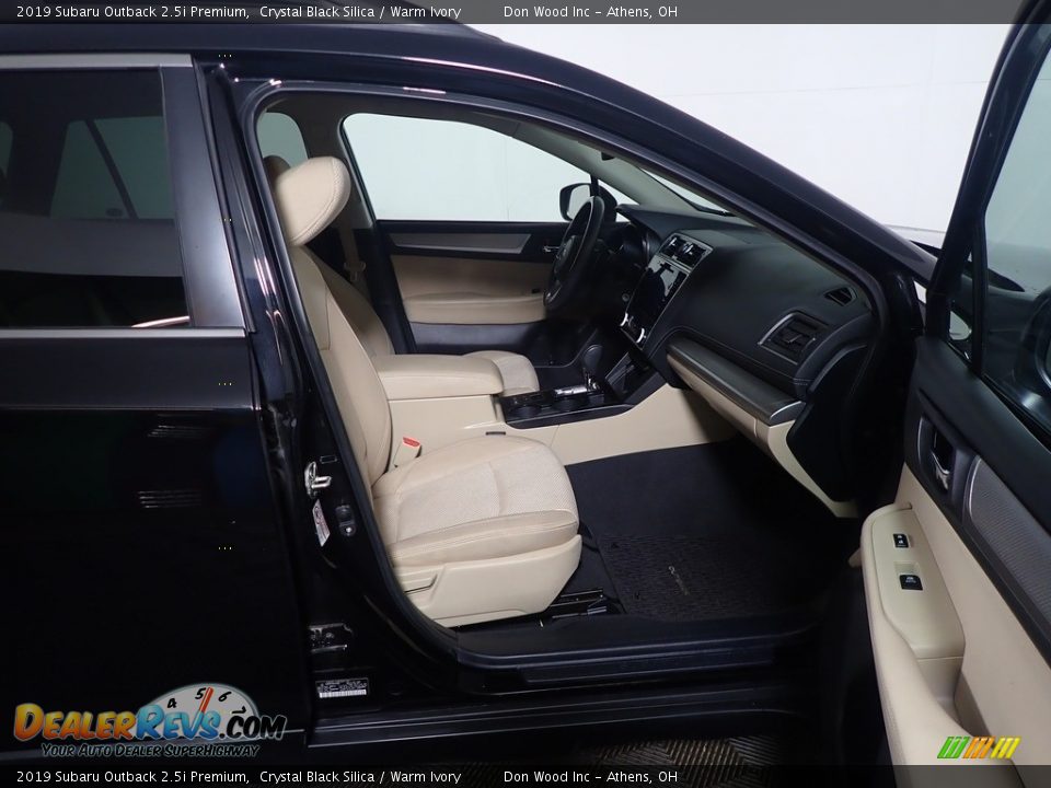 2019 Subaru Outback 2.5i Premium Crystal Black Silica / Warm Ivory Photo #36