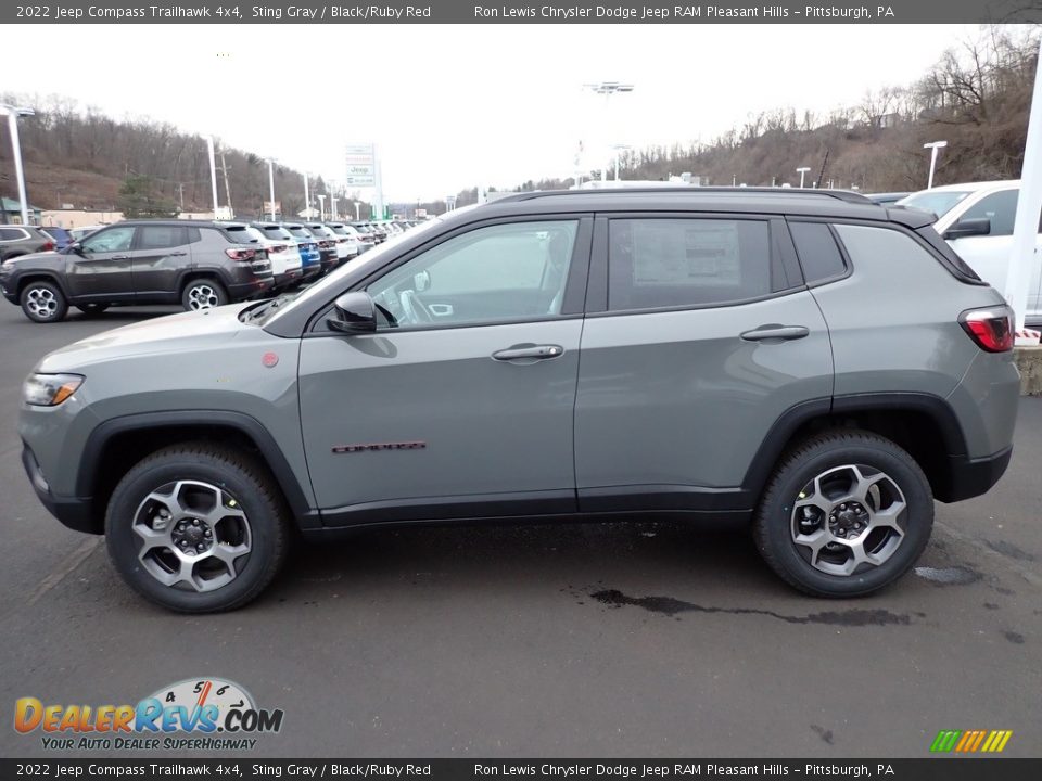 Sting Gray 2022 Jeep Compass Trailhawk 4x4 Photo #2