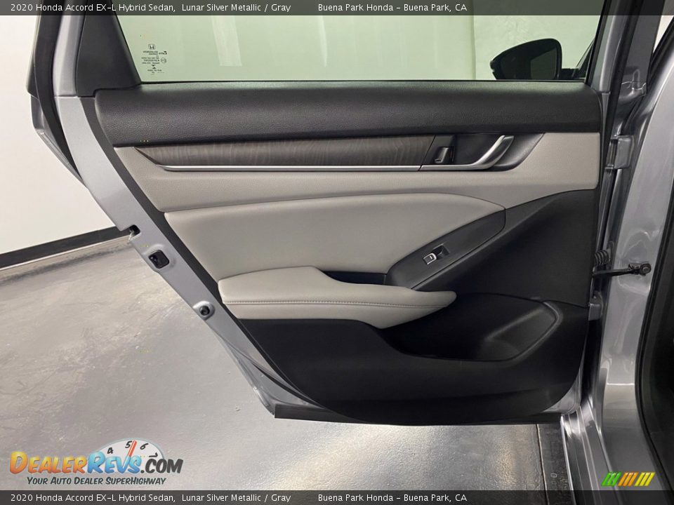 2020 Honda Accord EX-L Hybrid Sedan Lunar Silver Metallic / Gray Photo #29