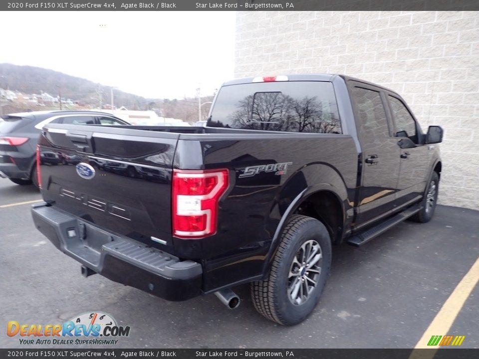 2020 Ford F150 XLT SuperCrew 4x4 Agate Black / Black Photo #3