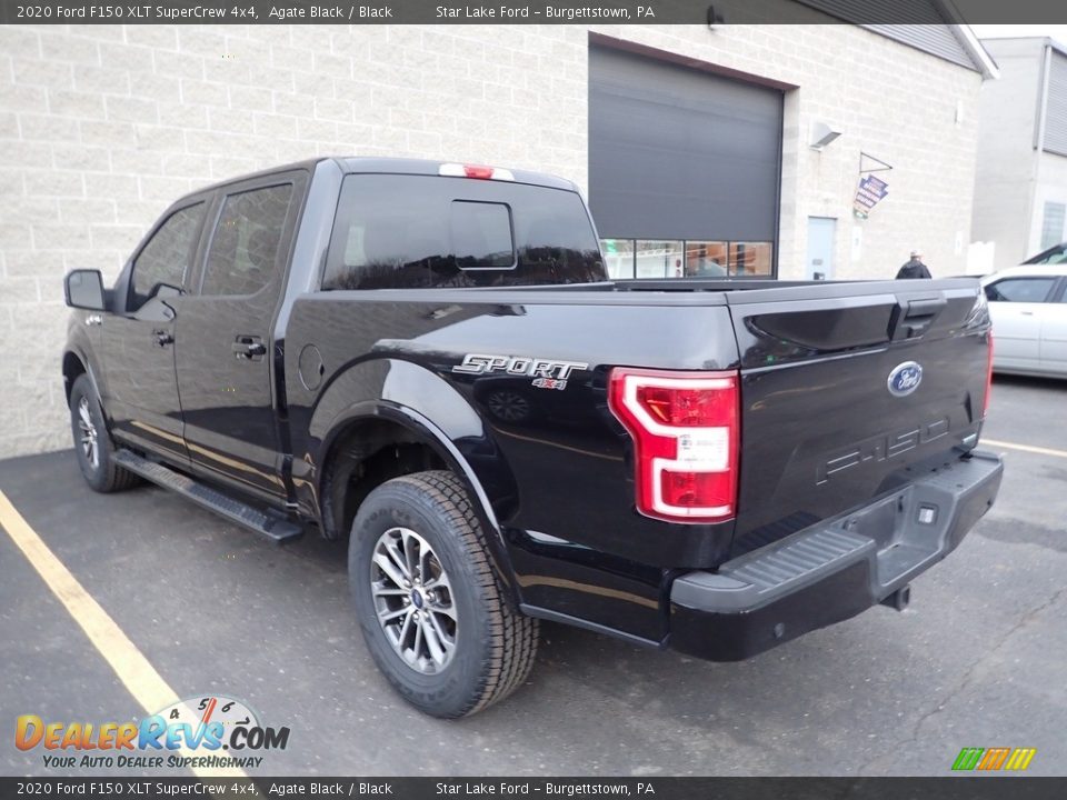 2020 Ford F150 XLT SuperCrew 4x4 Agate Black / Black Photo #4