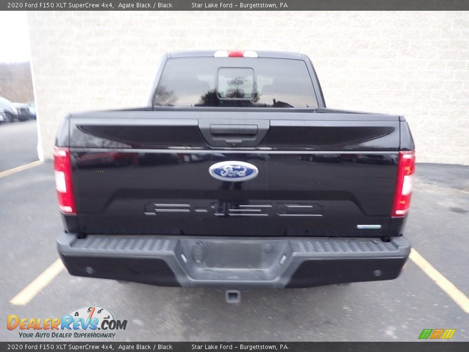 2020 Ford F150 XLT SuperCrew 4x4 Agate Black / Black Photo #5