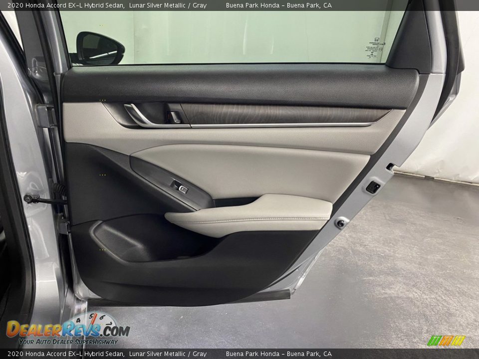 2020 Honda Accord EX-L Hybrid Sedan Lunar Silver Metallic / Gray Photo #32