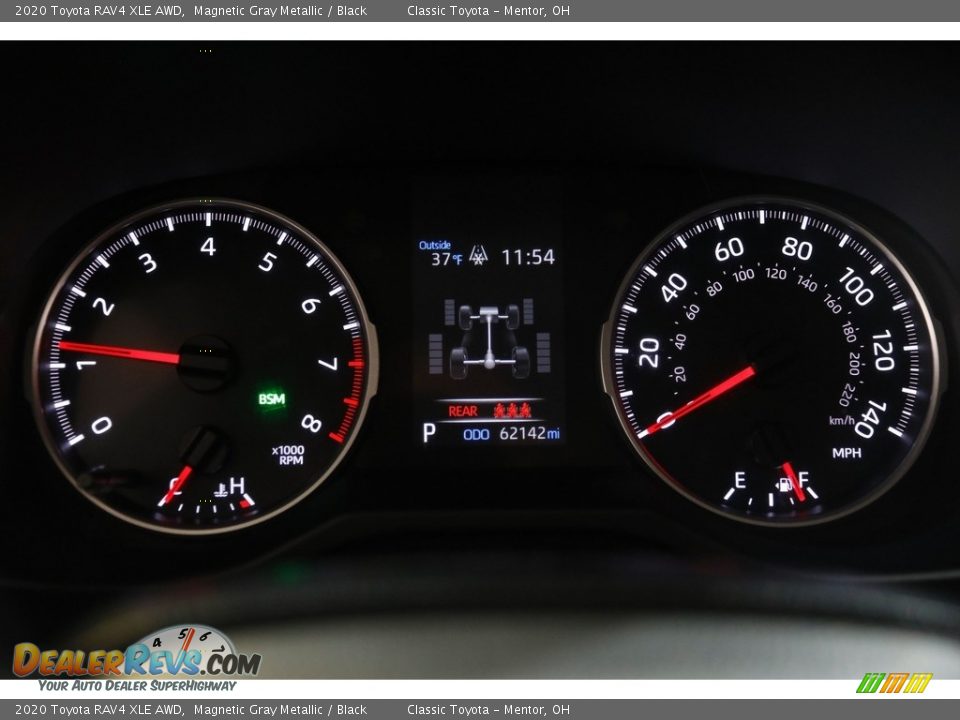 2020 Toyota RAV4 XLE AWD Magnetic Gray Metallic / Black Photo #8