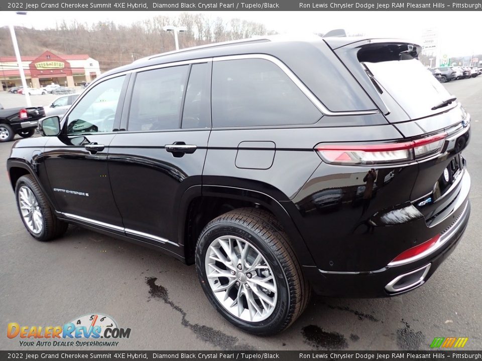 2022 Jeep Grand Cherokee Summit 4XE Hybrid Diamond Black Crystal Pearl / Tupelo/Black Photo #3