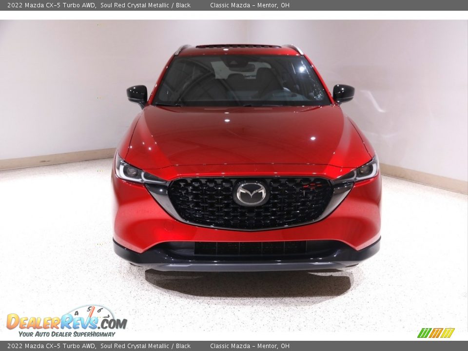 2022 Mazda CX-5 Turbo AWD Soul Red Crystal Metallic / Black Photo #2