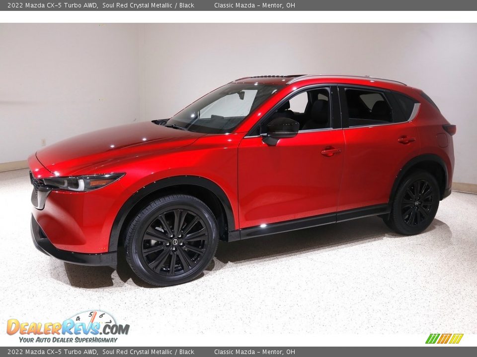 Front 3/4 View of 2022 Mazda CX-5 Turbo AWD Photo #3