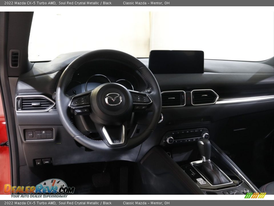 2022 Mazda CX-5 Turbo AWD Soul Red Crystal Metallic / Black Photo #6