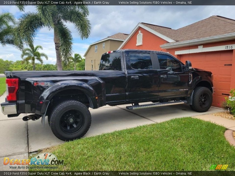 2019 Ford F350 Super Duty XLT Crew Cab 4x4 Agate Black / Earth Gray Photo #1