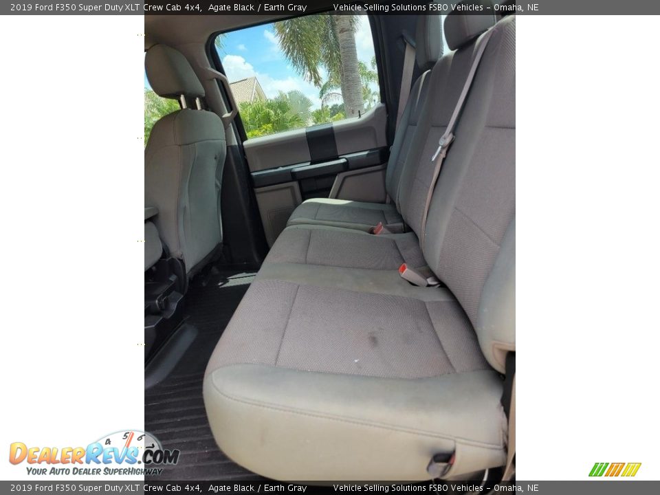 2019 Ford F350 Super Duty XLT Crew Cab 4x4 Agate Black / Earth Gray Photo #3