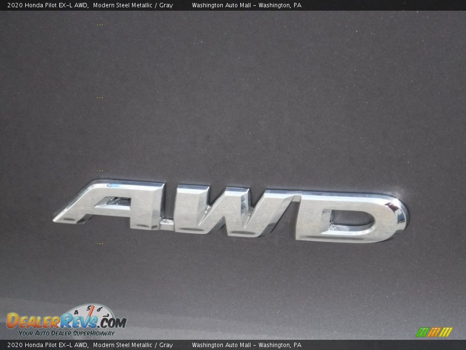 2020 Honda Pilot EX-L AWD Modern Steel Metallic / Gray Photo #13