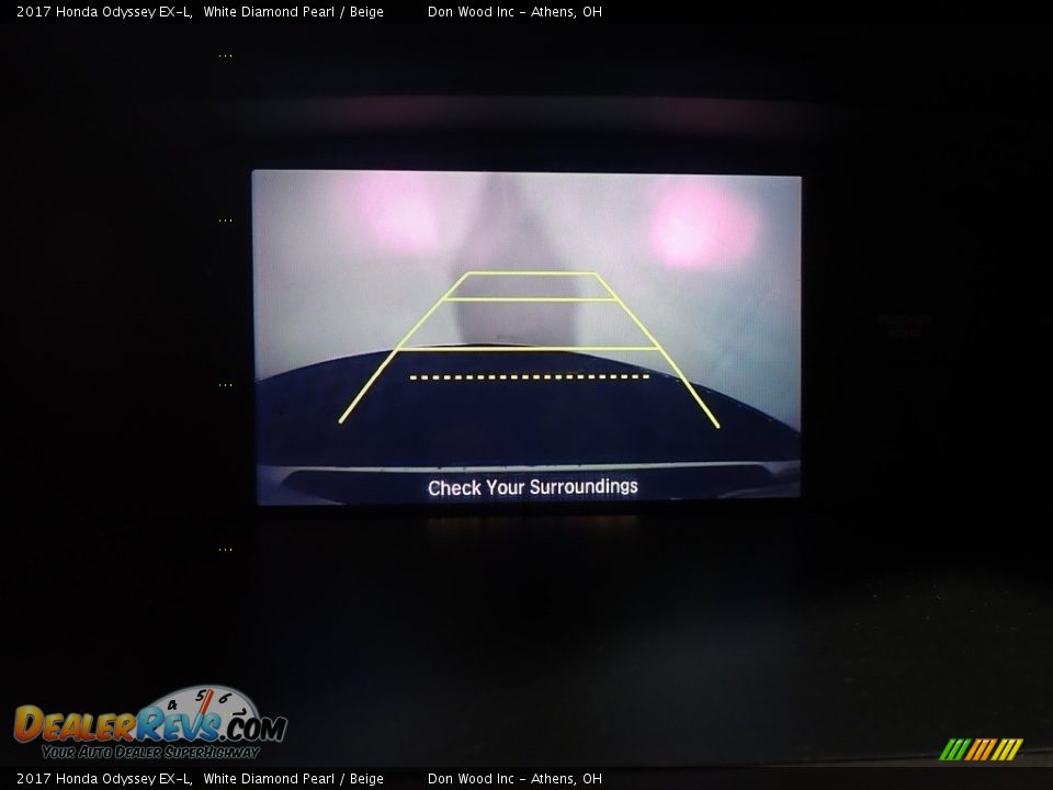 2017 Honda Odyssey EX-L White Diamond Pearl / Beige Photo #3