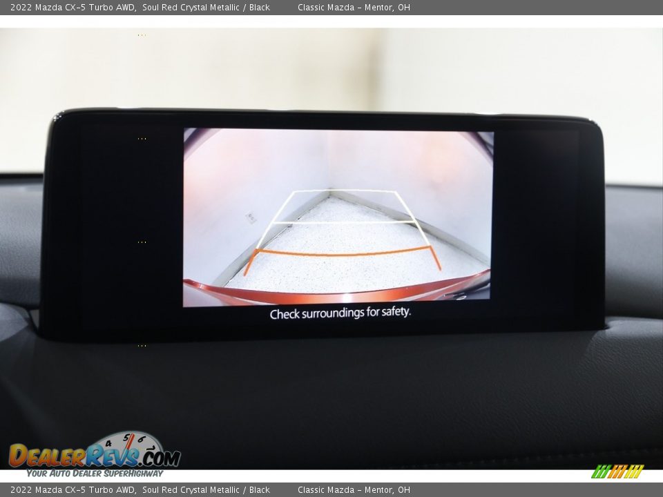 2022 Mazda CX-5 Turbo AWD Soul Red Crystal Metallic / Black Photo #12