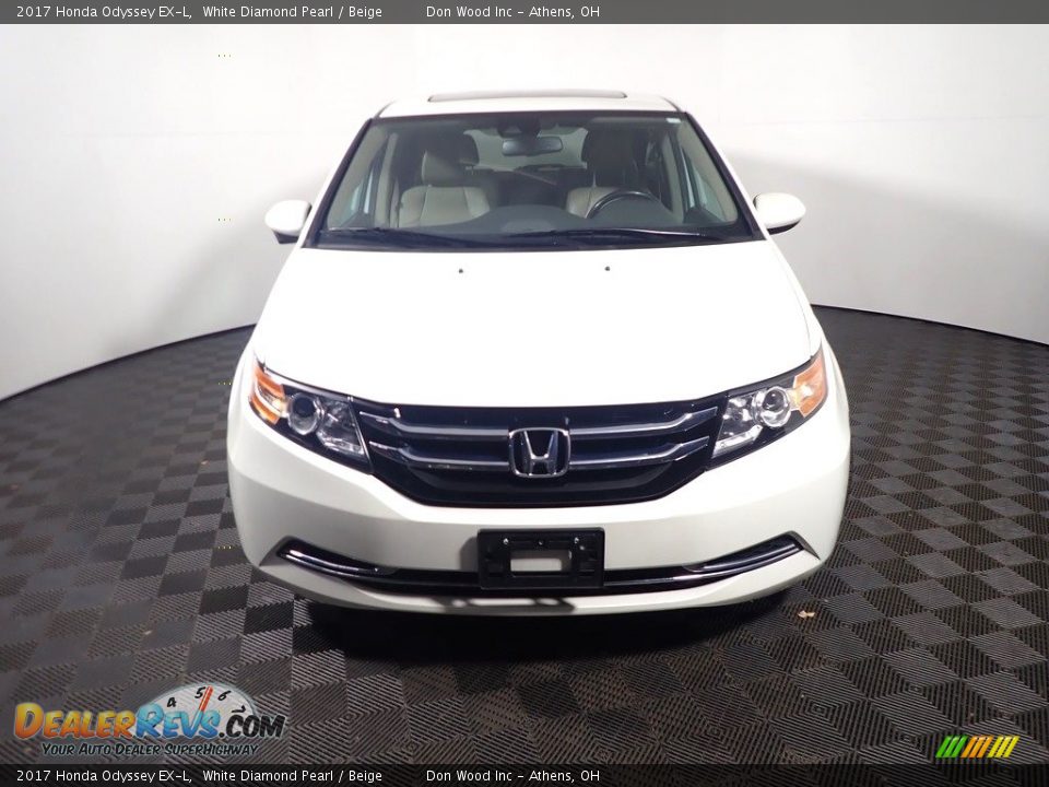 2017 Honda Odyssey EX-L White Diamond Pearl / Beige Photo #5