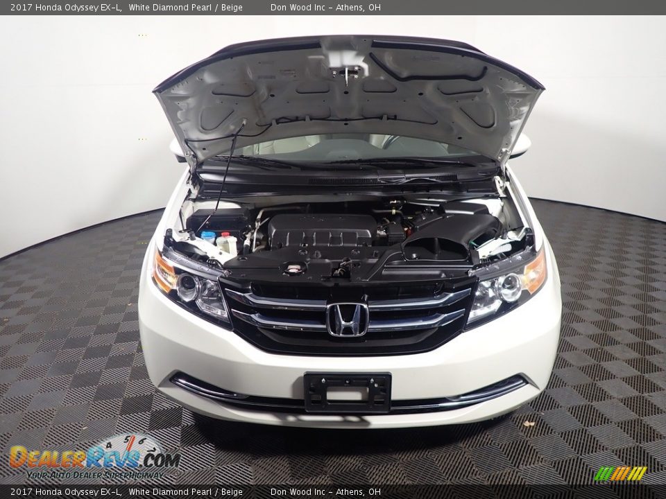 2017 Honda Odyssey EX-L White Diamond Pearl / Beige Photo #6