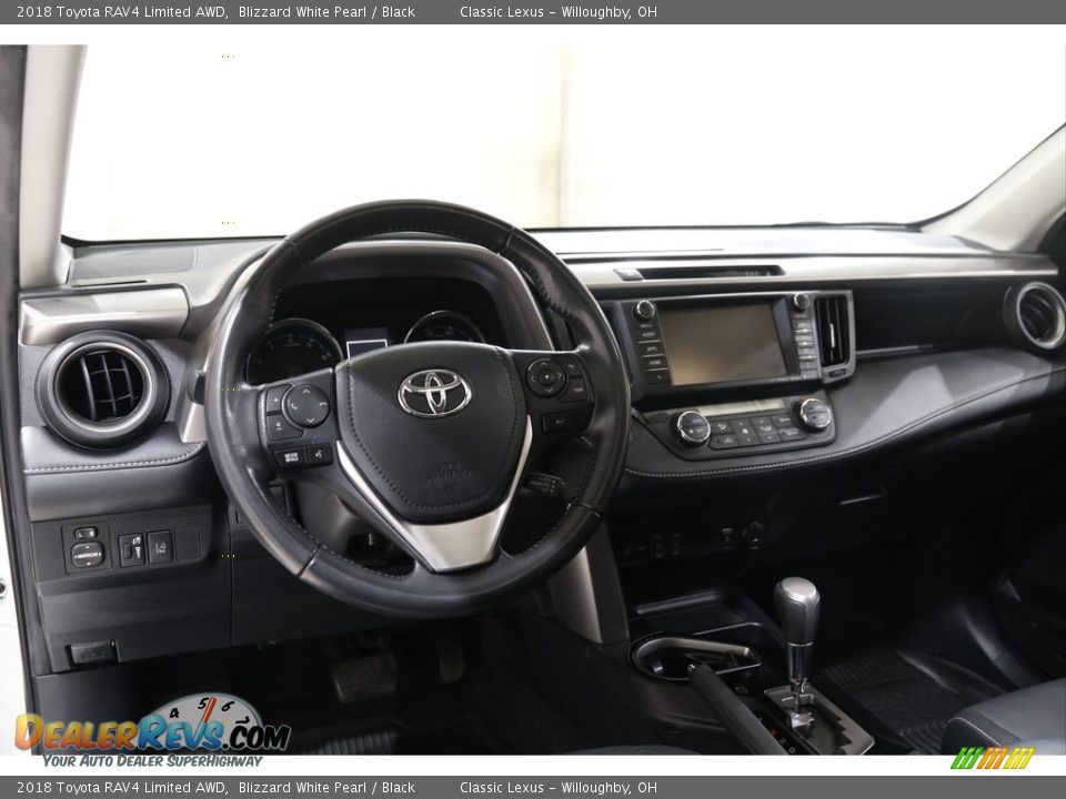 2018 Toyota RAV4 Limited AWD Blizzard White Pearl / Black Photo #6